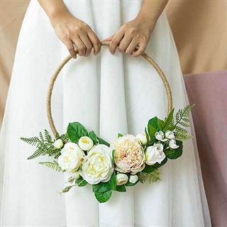 Kunstig blomsterkrans